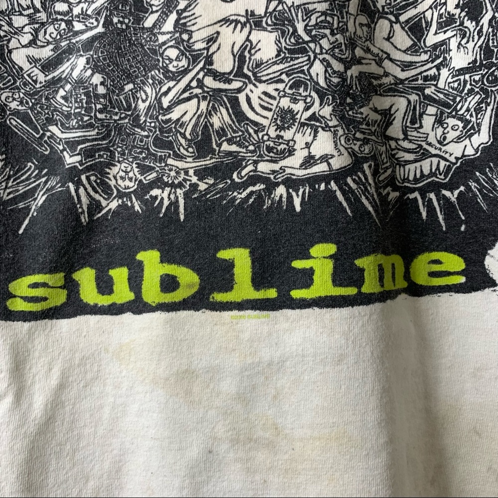 Men’s Sublime Skunk Records T-Shirt Size Missing Measurements In Info! - Picture 4 of 11